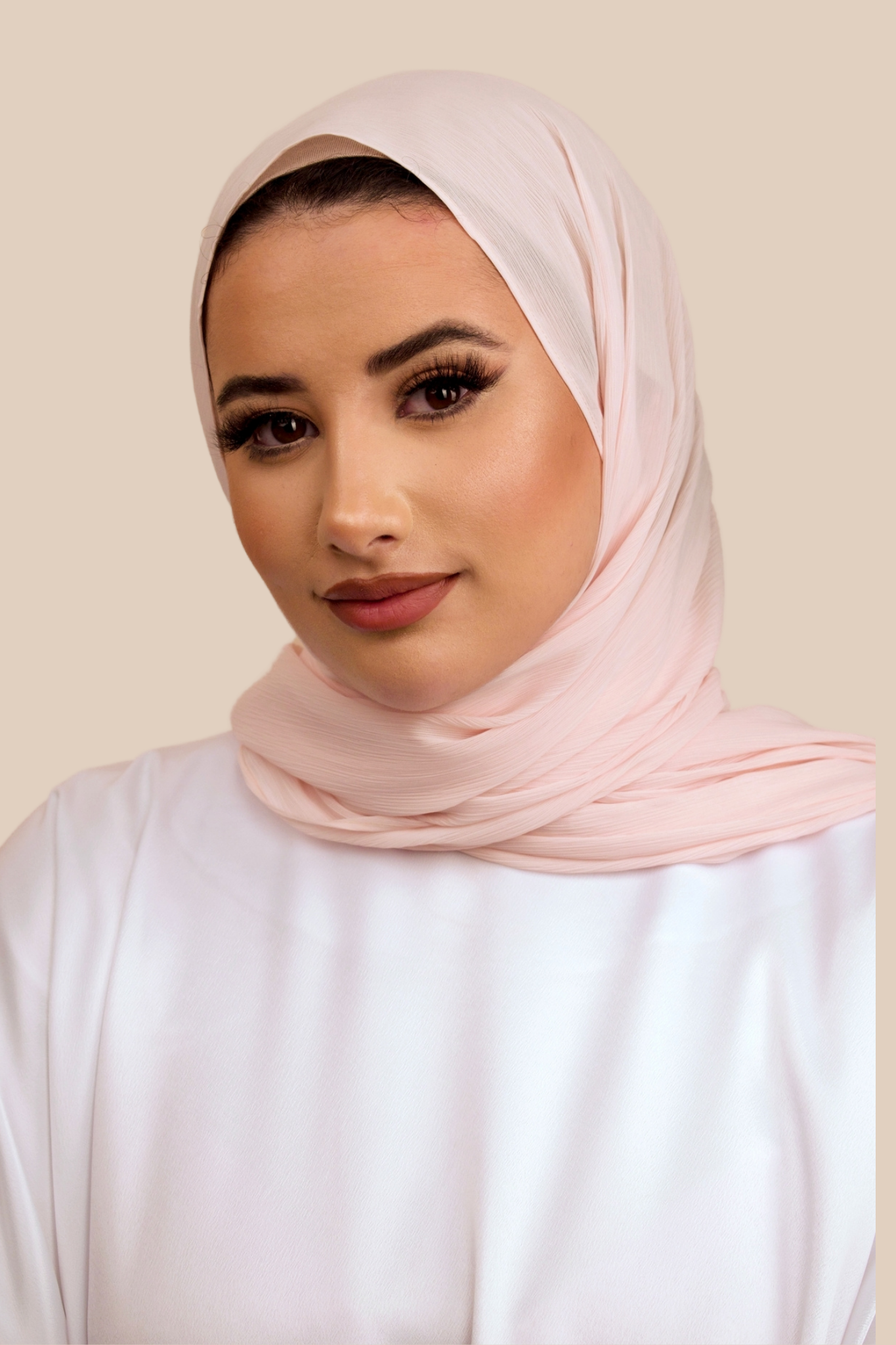 Reign Crinkled Chiffon Nude Beige Sabaah s Boutique