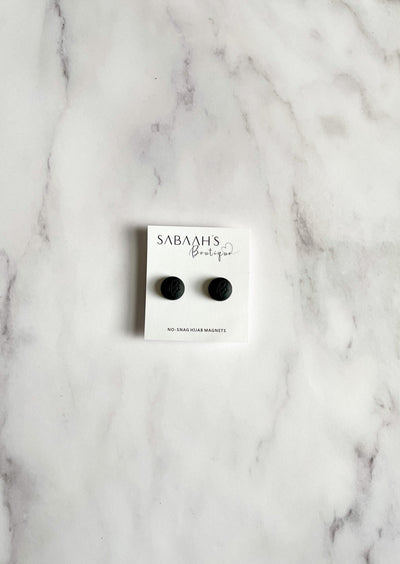 No-Snag Matte Hijab Magnets | Black - Sabaah's Boutique