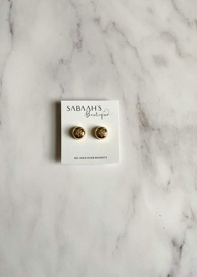 No-Snag Hijab Magnets | Gold - Sabaah's Boutique