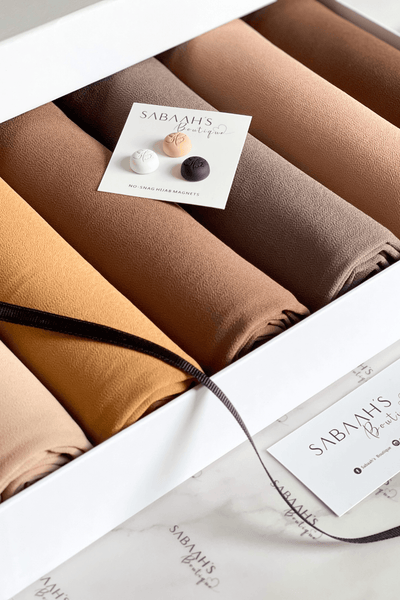 Premium Chiffon | Neutrals Box - Sabaah's Boutique