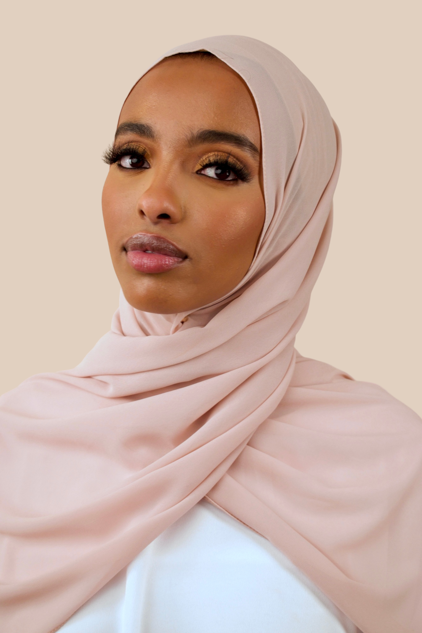 Premium Chiffon Hijab | Bone - Sabaah's Boutique