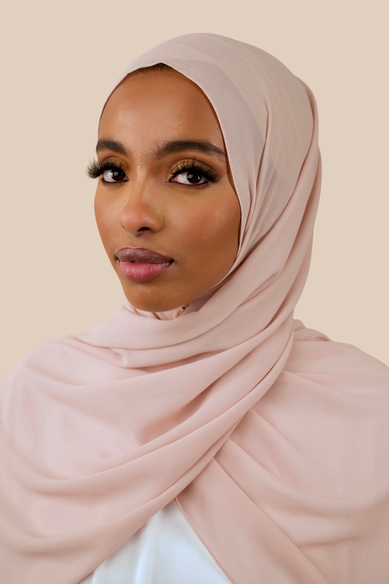 Premium Chiffon Hijab | Bone - Sabaah's Boutique