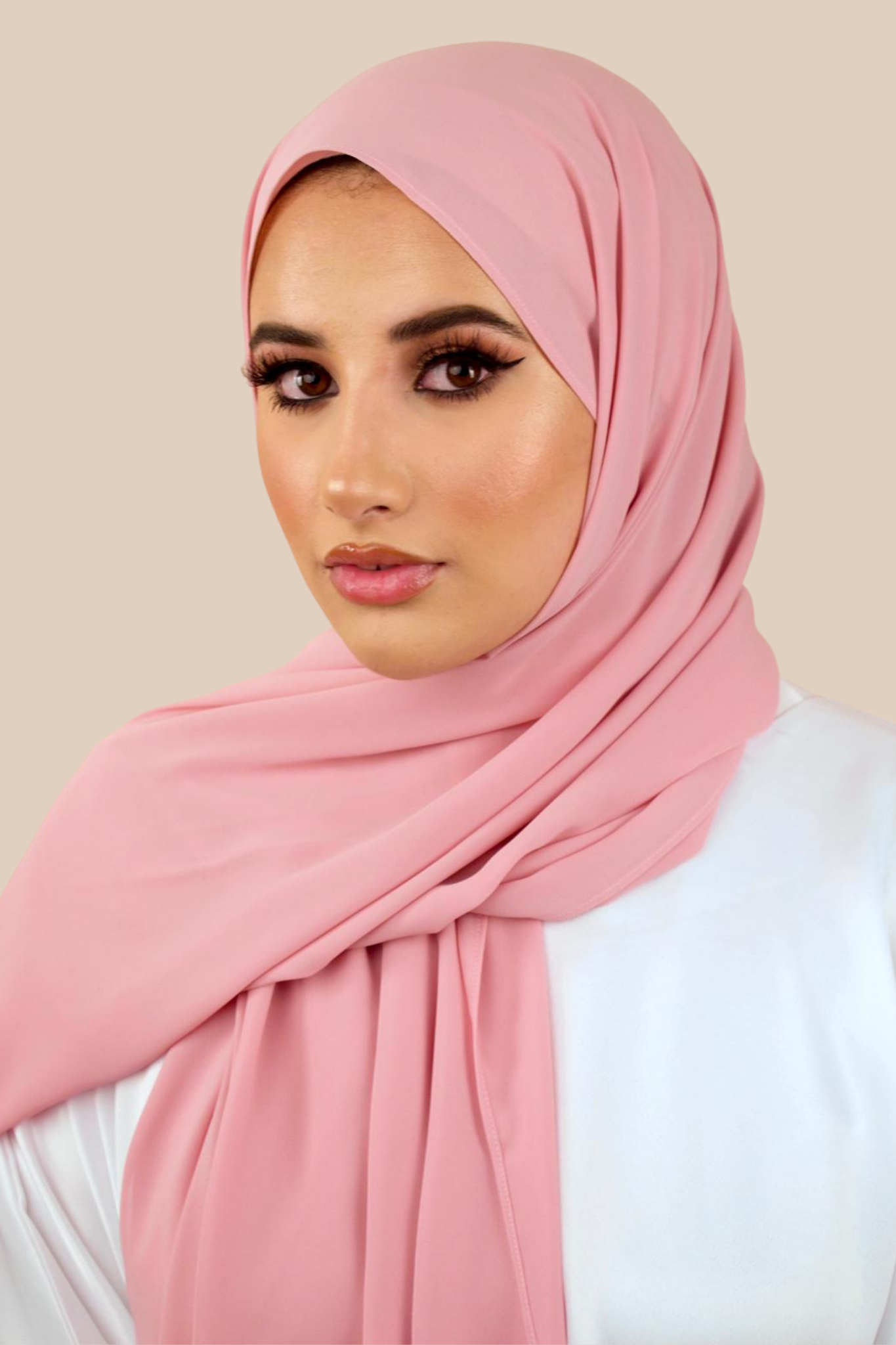 Deluxe Chiffon | Dusty Pink - Sabaah's Boutique
