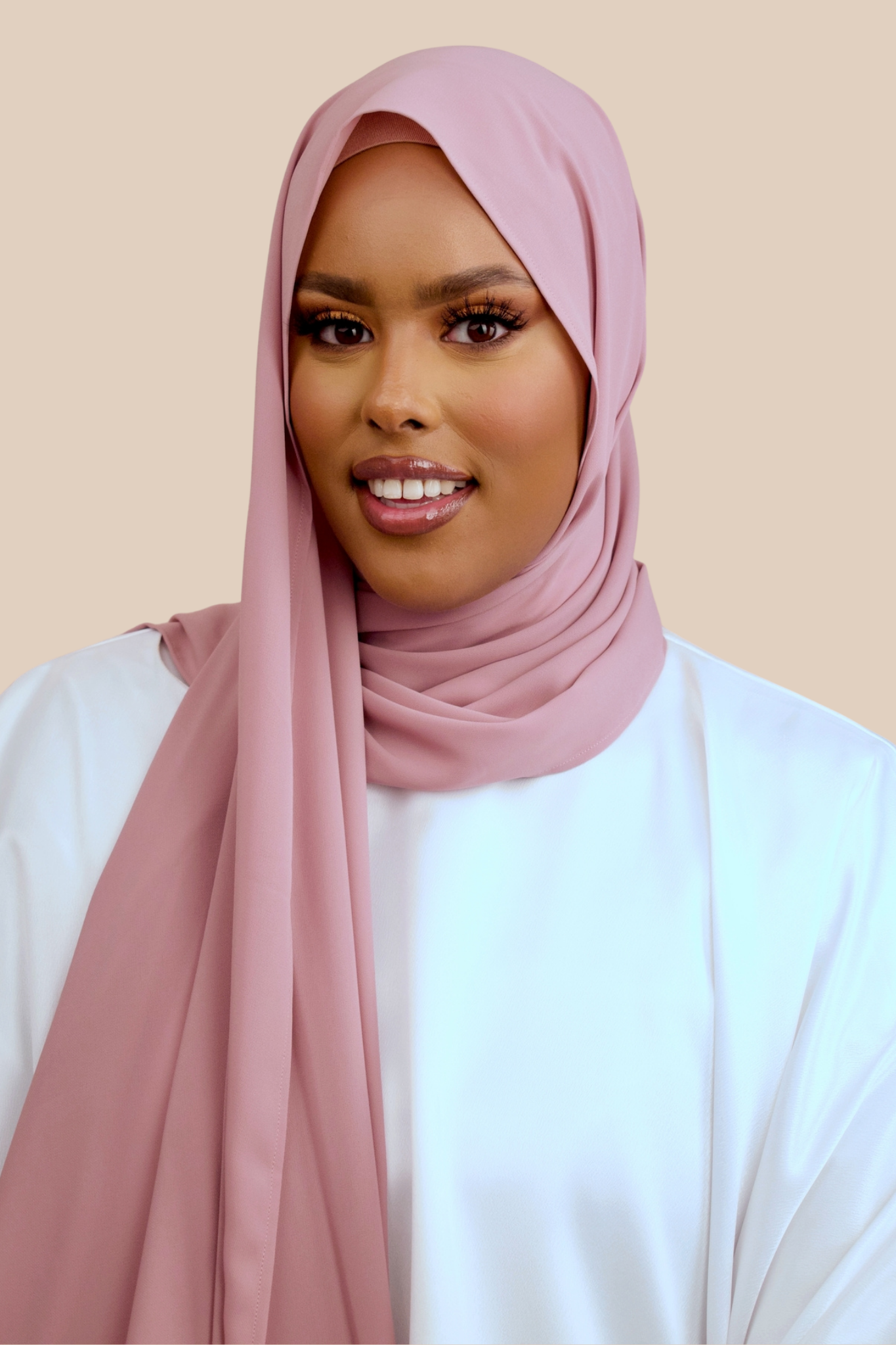 Deluxe Chiffon | Dusty Rose - Sabaah's Boutique