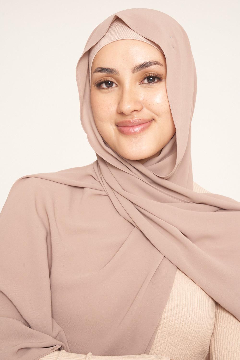 Deluxe Chiffon | Mocha - Sabaah's Boutique