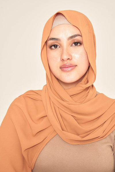 Deluxe Chiffon | Rust - Sabaah's Boutique