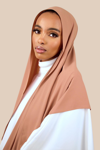 Deluxe Chiffon | Deep Tan - Sabaah's Boutique