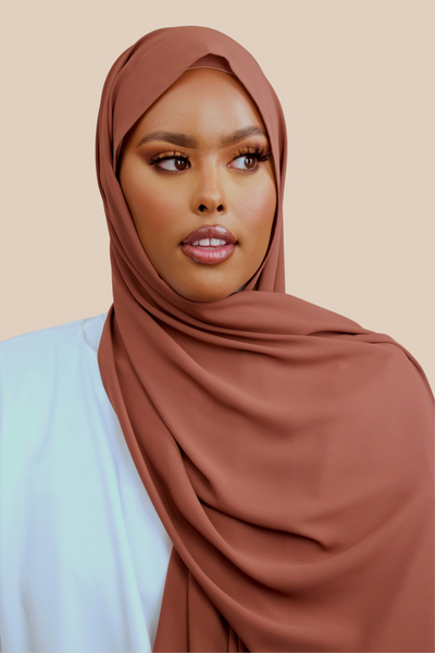 Deluxe Chiffon | Walnut - Sabaah's Boutique