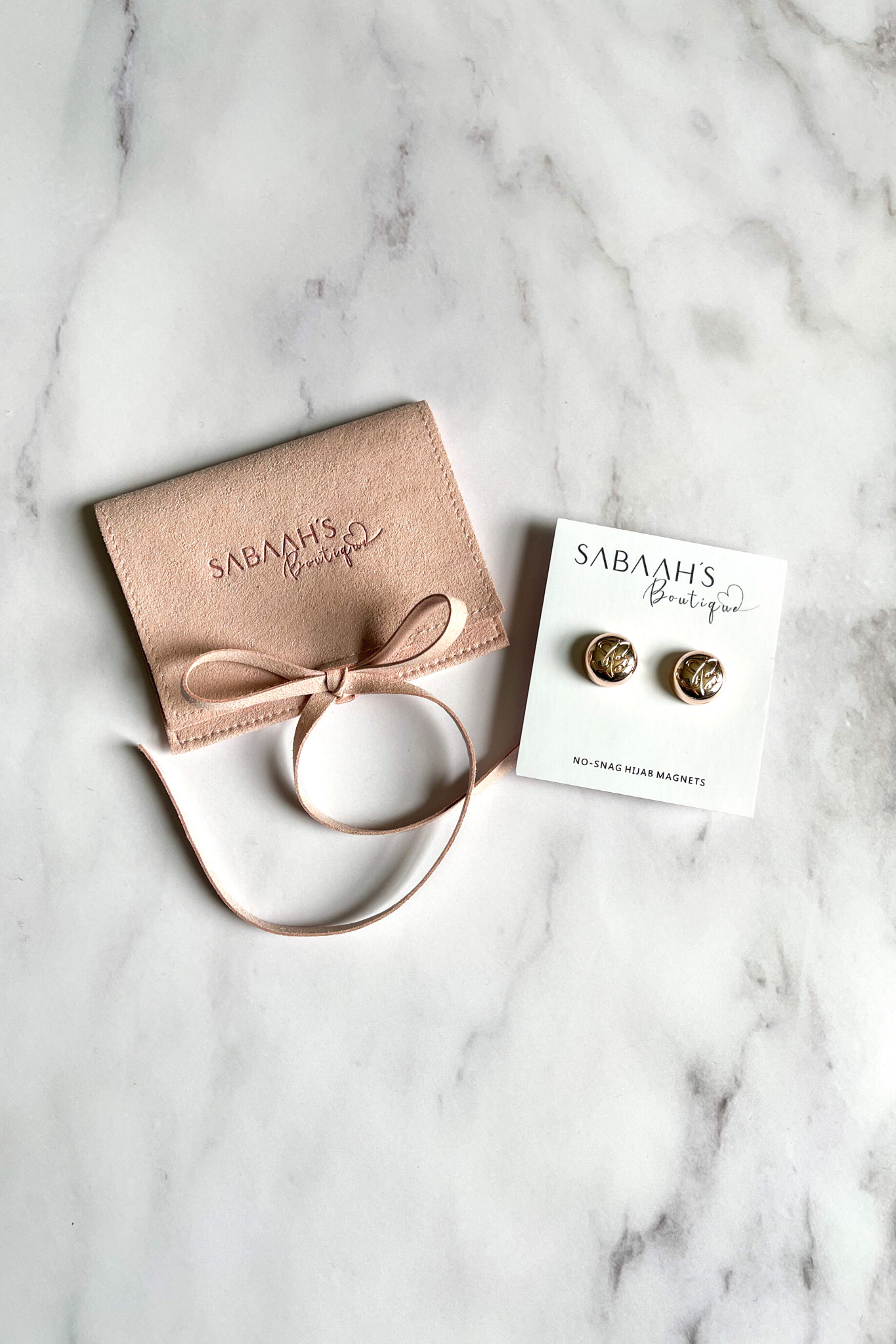 No-Snag Hijab Magnets | Rose Gold - Sabaah's Boutique