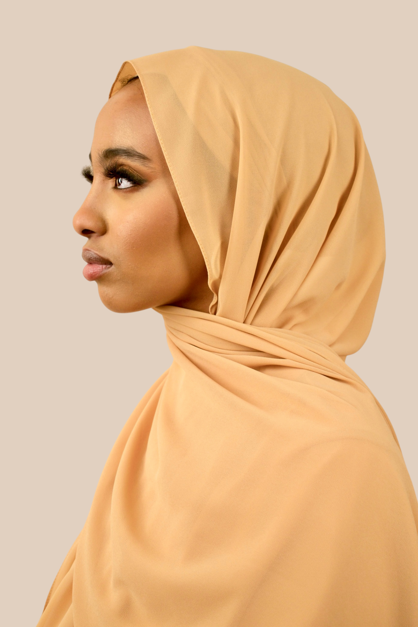 Premium Chiffon Hijab | Desert Sand - Sabaah's Boutique