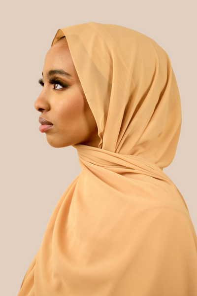 Premium Chiffon Hijab | Desert Sand - Sabaah's Boutique