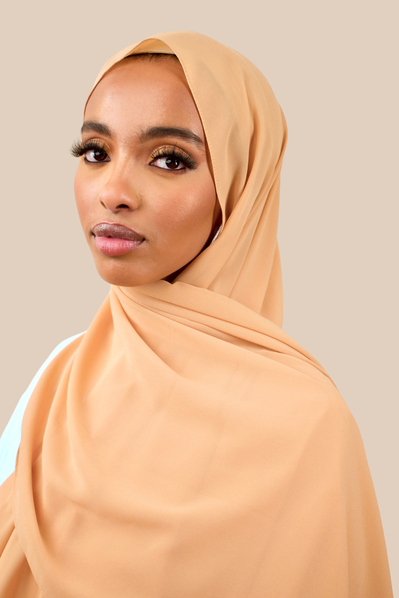 Premium Chiffon Hijab | Desert Sand - Sabaah's Boutique