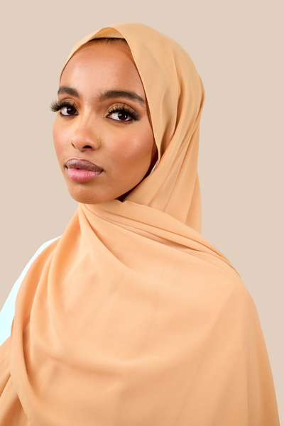 Premium Chiffon Hijab | Desert Sand - Sabaah's Boutique