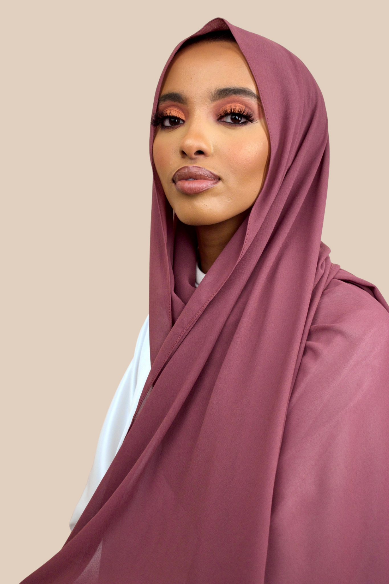 Premium Chiffon Hijab | Fig - Sabaah's Boutique