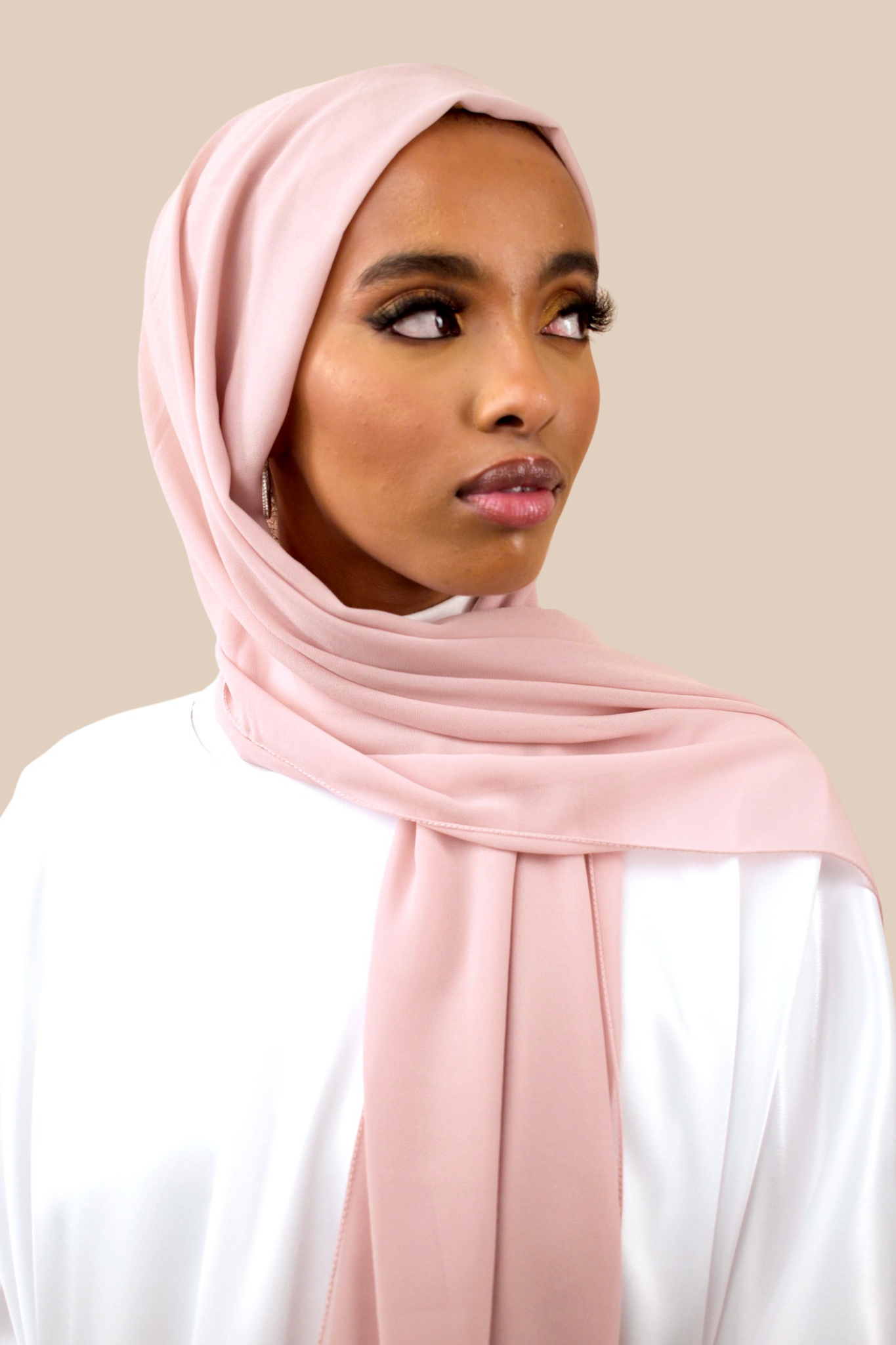 Premium Chiffon Hijab | Rose Quartz - Sabaah's Boutique