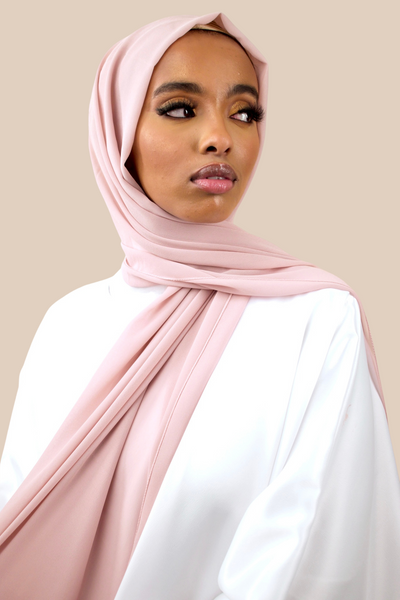 Premium Chiffon Hijab | Rose Quartz - Sabaah's Boutique