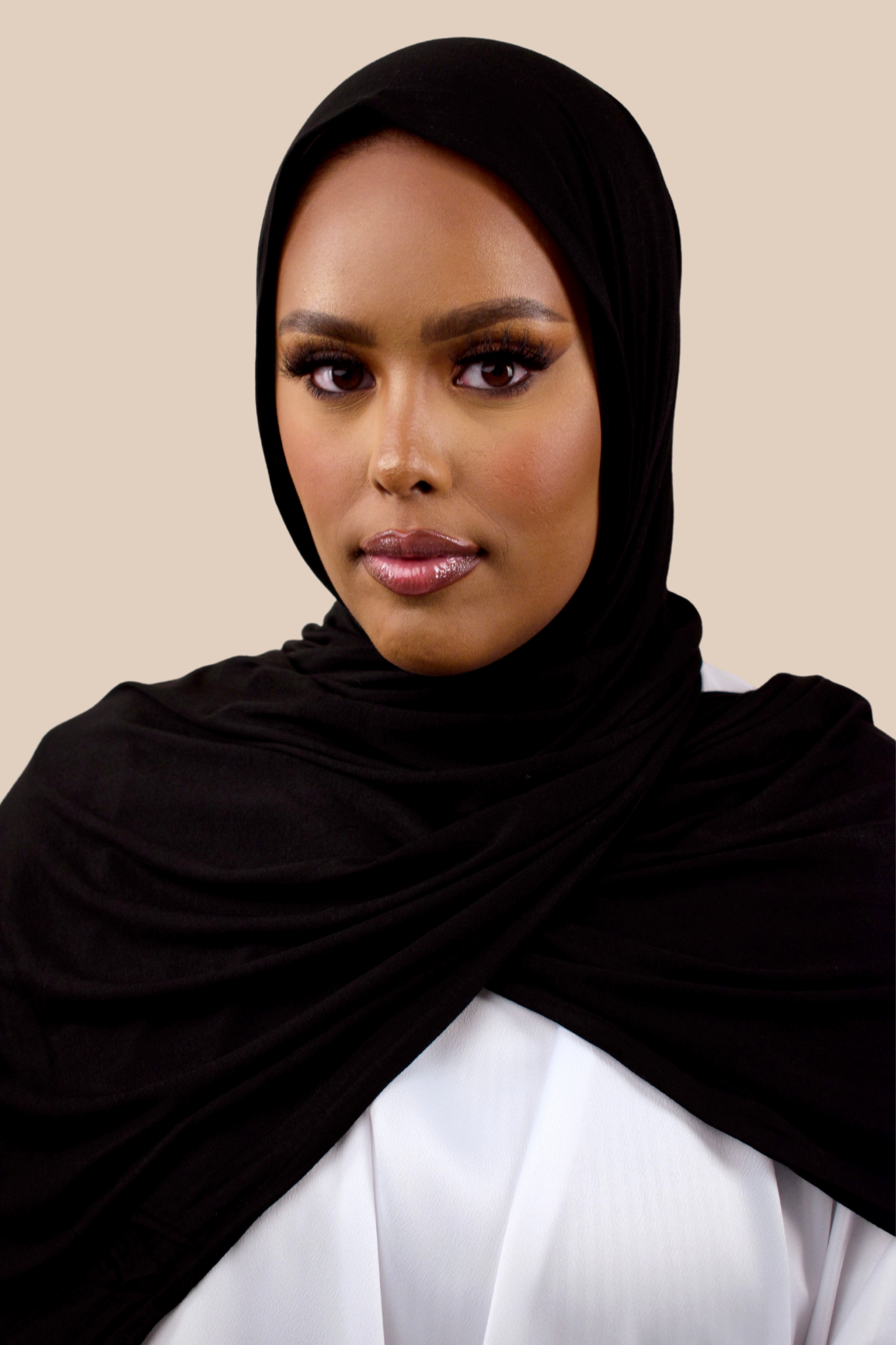 Premium Jersey Hijab | Black - Sabaah's Boutique