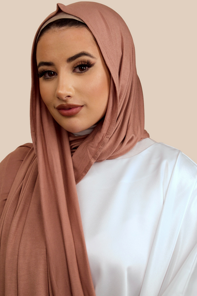 Premium Jersey Hijab | Cappuccino - Sabaah's Boutique