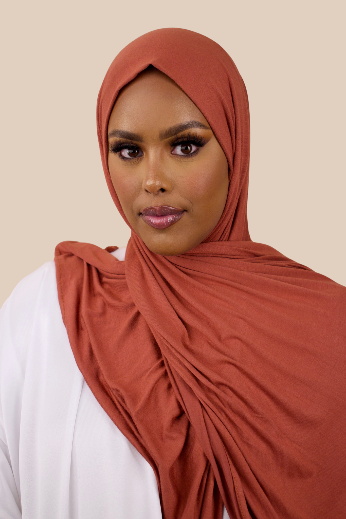 Premium Jersey Hijab | Caramel - Sabaah's Boutique