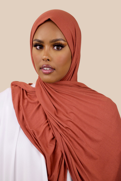 Premium Jersey Hijab | Caramel - Sabaah's Boutique