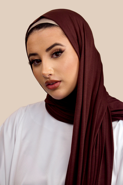 Premium Jersey Hijab | Cocoa - Sabaah's Boutique