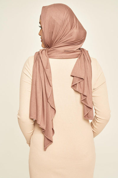 Premium Jersey Hijab | Chestnut Brown - Sabaah's Boutique
