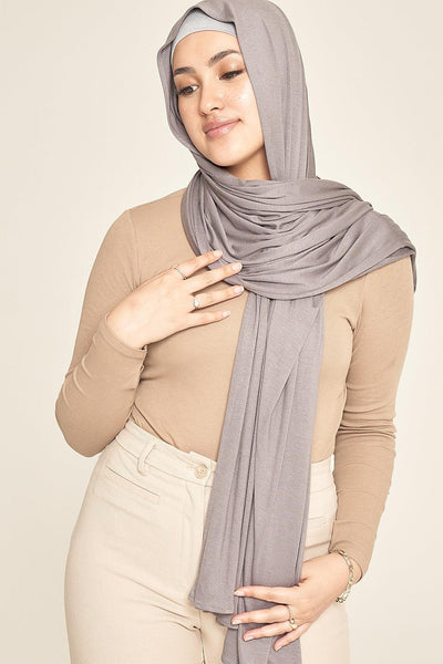 Premium Jersey Hijab | Storm - Sabaah's Boutique