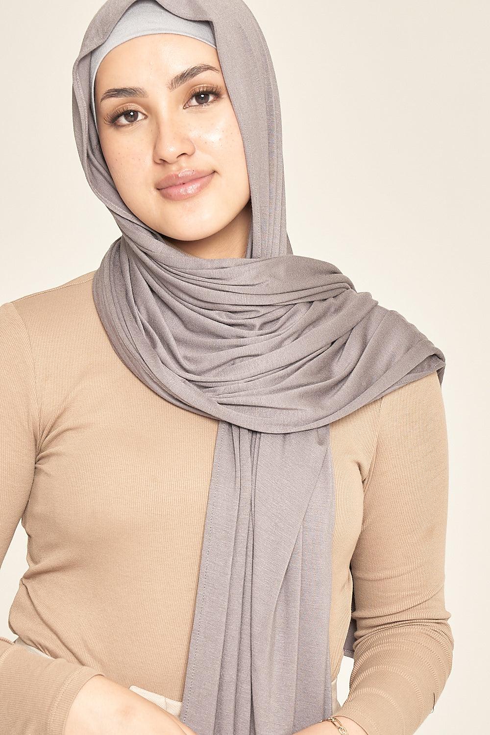 Premium Jersey Hijab | Storm - Sabaah's Boutique