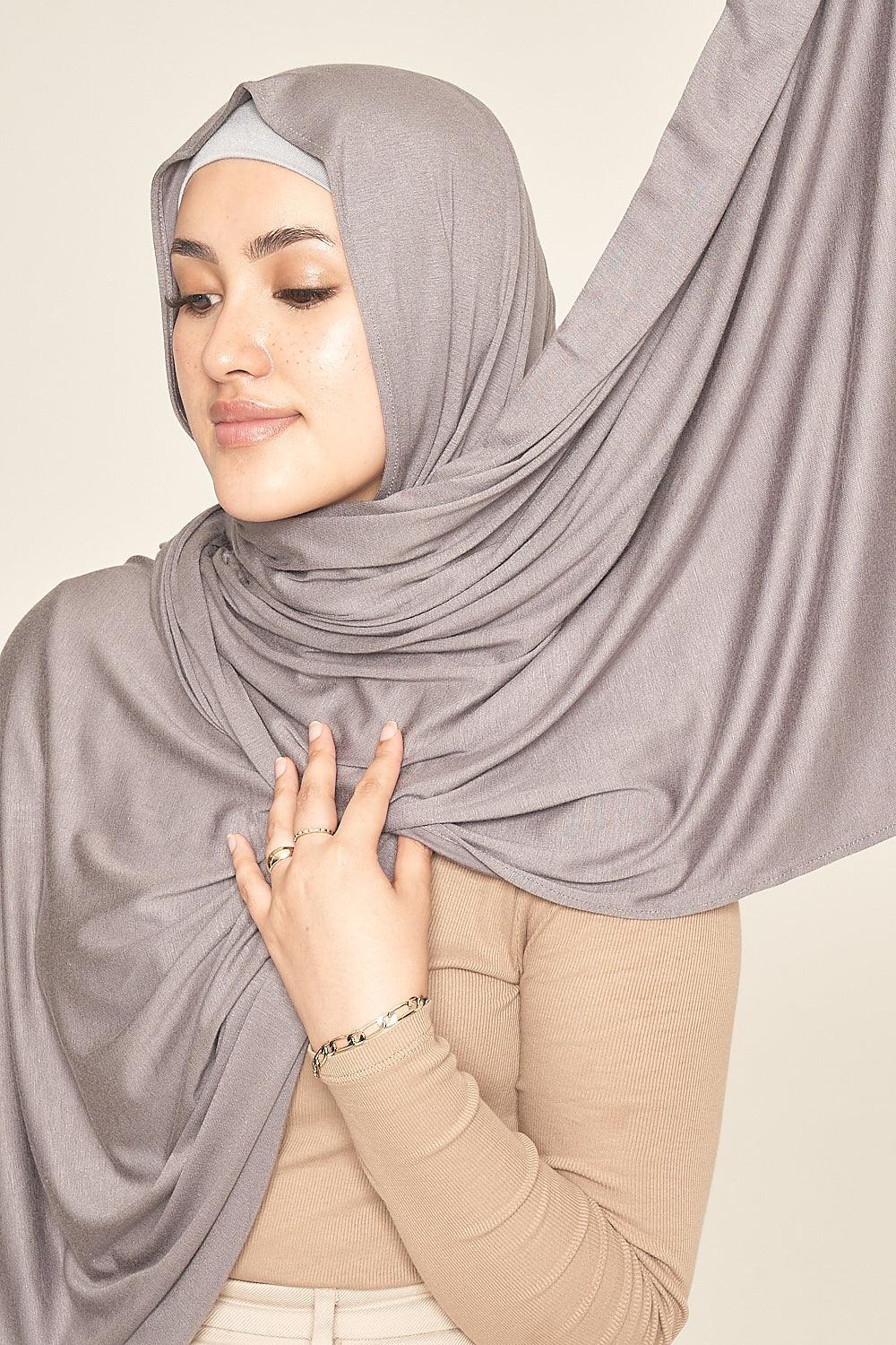 Premium Jersey Hijab | Storm - Sabaah's Boutique