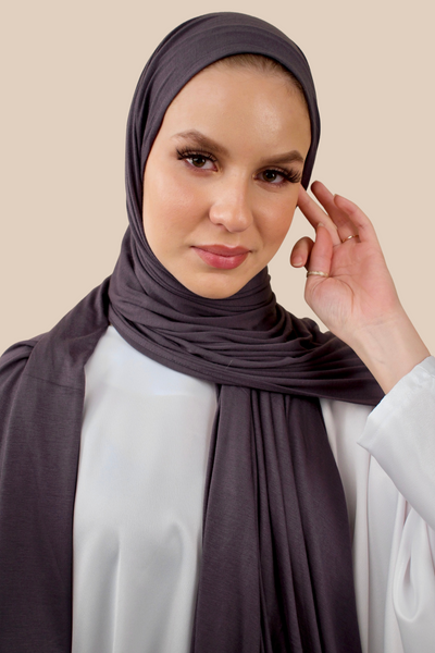Premium Jersey Hijab | Lead - Sabaah's Boutique