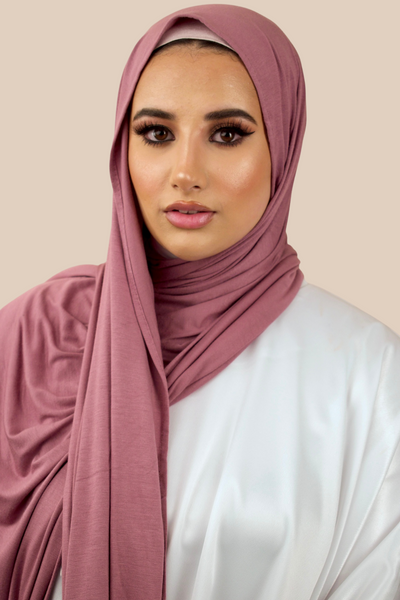 Premium Jersey Hijab | Mauve - Sabaah's Boutique