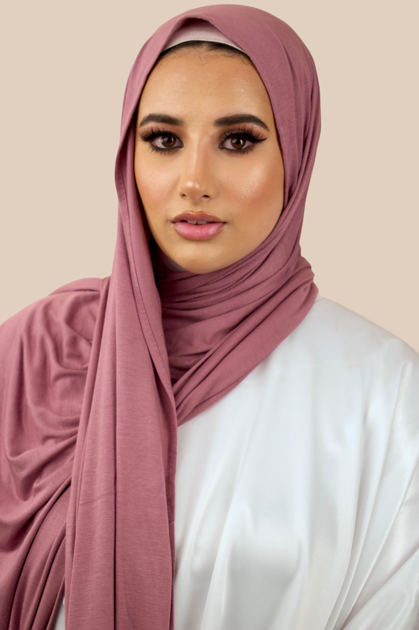 Premium Jersey Hijab | Mauve - Sabaah's Boutique