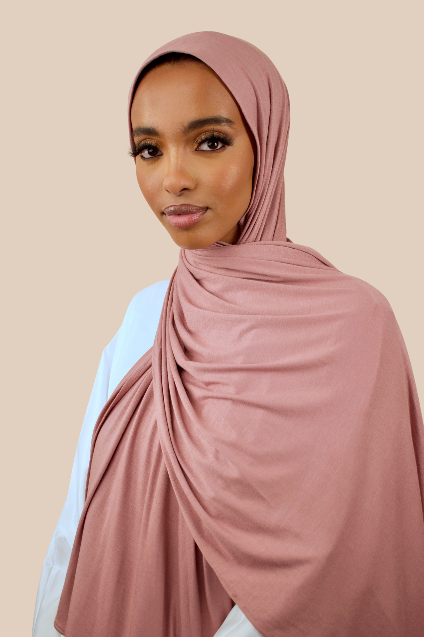 Premium Jersey Hijab | Nude Blush - Sabaah's Boutique