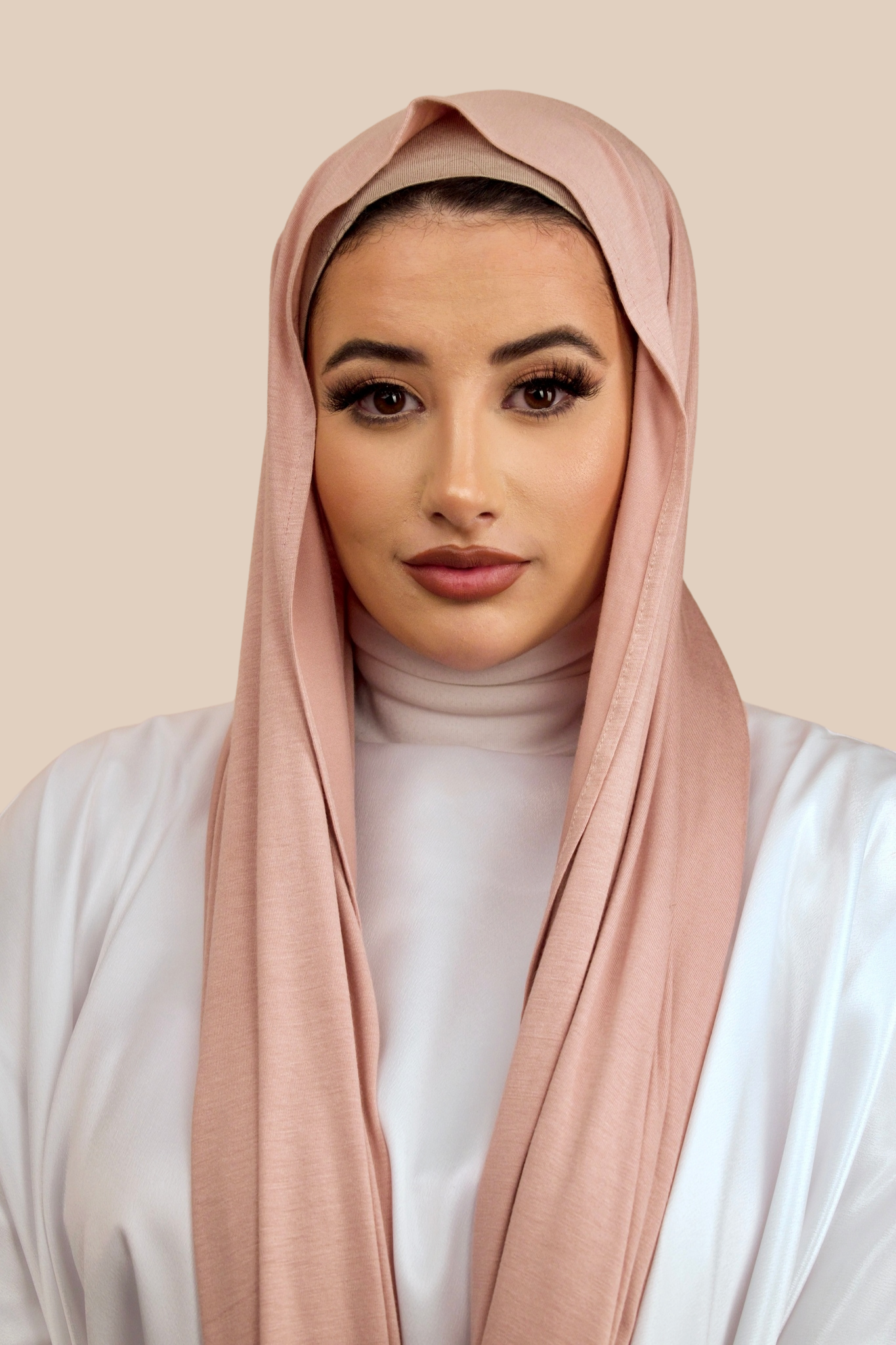 Premium Jersey Hijab | Nude - Sabaah's Boutique