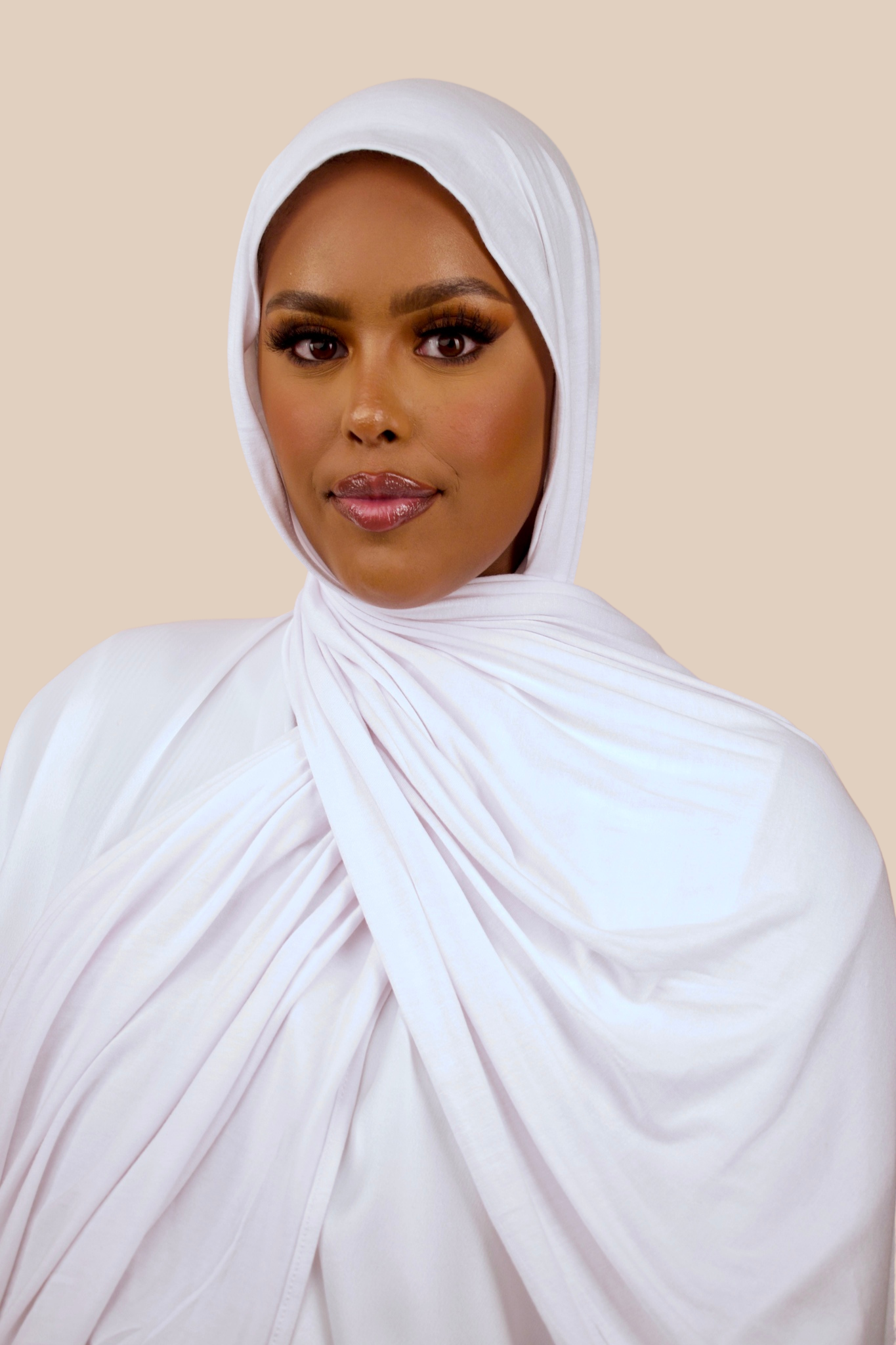 Premium Jersey Hijab | White - Sabaah's Boutique