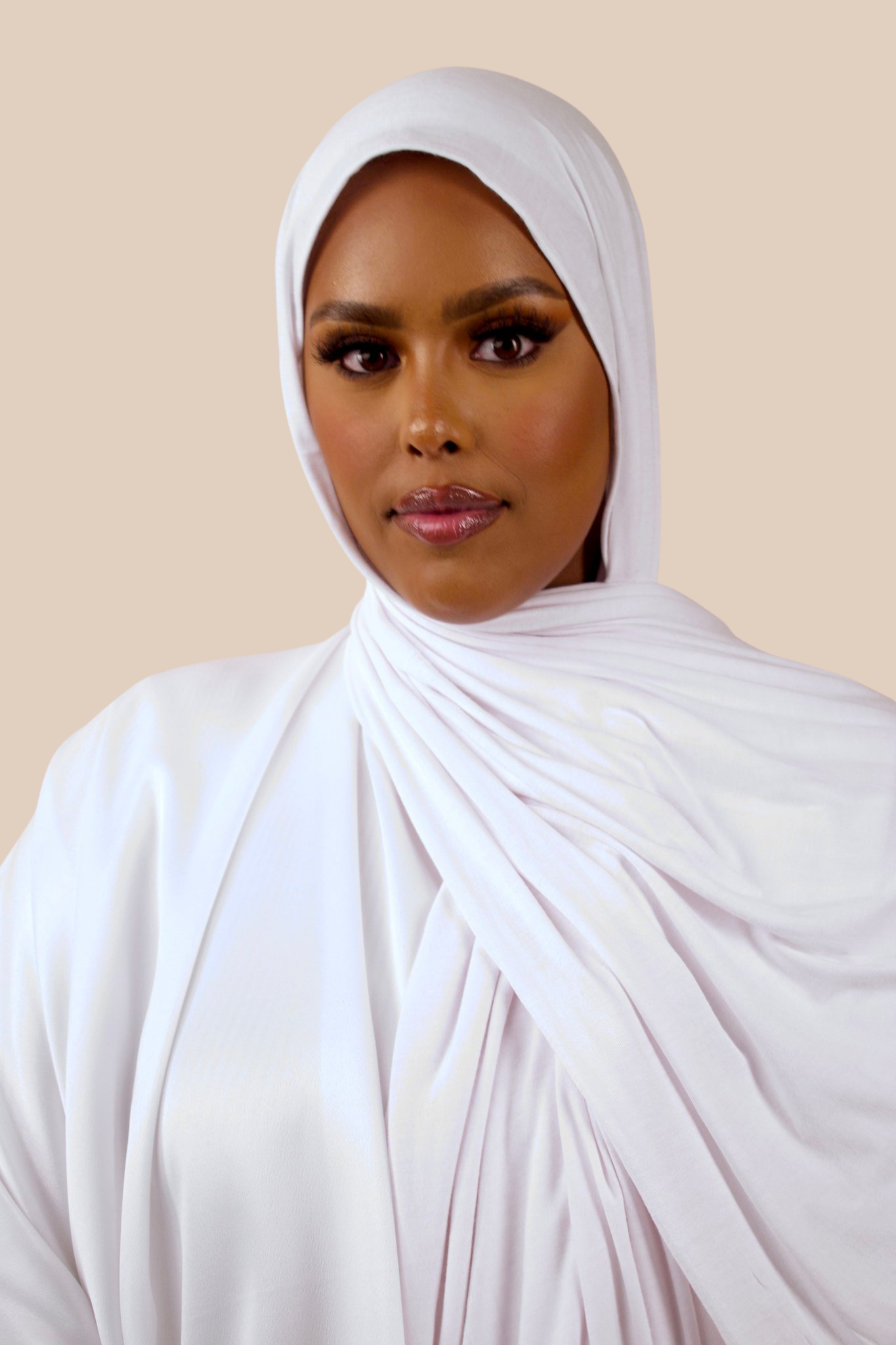 Premium Jersey Hijab | White - Sabaah's Boutique